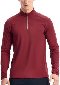 img 4 attached to 🏃 Midnight Men's Active Running Shirt: Premium Mens Pullover for Optimal Performance