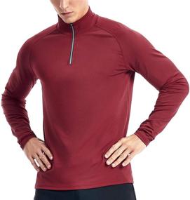 img 2 attached to 🏃 Midnight Men's Active Running Shirt: Premium Mens Pullover for Optimal Performance