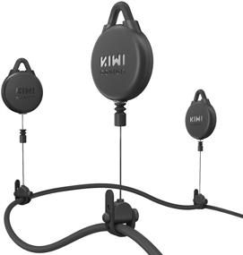 img 4 attached to 🕹️ [Pro Version] Устройство KIWI design для управления кабелем VR для Oculus Quest 2 Link Cable, 6 комплектов системы роликов VR для Oculus Quest/Rift S/Valve Index/HTC Vive/Vive Pro/HP Reverb G2/PSVR - Аксессуары VR для улучшения игрового опыта с бесспорным управлением кабеля (черный)