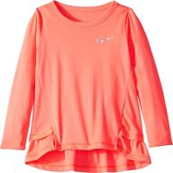 nike девочки dri fit peplum детская одежда логотип