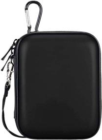 img 4 attached to 📁 Lacdo Hard Drive Carrying Case for Seagate Portable Expansion, One Touch, and Backup Plus Slim - Shockproof Travel Bag for 1TB, 2TB, 4TB, 5TB USB 3.0 2.5 inch HDD - Black