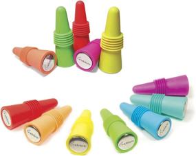 img 1 attached to 🍾 Multi-Color Metrokane 6119 Rabbit Wine Bottle Stoppers 2-Pack - Randomly Selected Colors