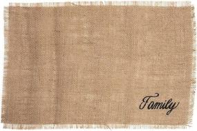 img 2 attached to Laugh Gather Family Woven Placemats