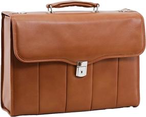img 4 attached to Executive Laptop Briefcase Leather Brown