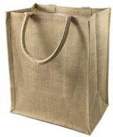 🍷 wine bag store: shopinusa jute burlap six bottle wine gift tote bags - size 8" x 12" x 14 логотип