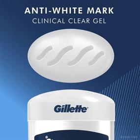 img 2 attached to Stay Fresh with Gillette Clinical Clear Gel Cool Wave Antiperspirant and Deodorant, 2.6 oz