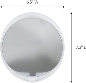 img 3 attached to Fog-Resistant Mirror with 2 Water-Resistant Strips (BATH15-ES) - Damage-Free & Organized