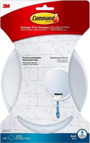 img 4 attached to Fog-Resistant Mirror with 2 Water-Resistant Strips (BATH15-ES) - Damage-Free & Organized