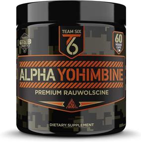 img 4 attached to Alpha Yohimbine by Team Six Supplements – Effective Yohimbe Bark Fat Burner, Rapid Weight Loss Pills - 3rd Party Tested for Quality and Strength, 60 Vegetarian Capsules