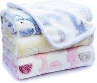 yizhi miaow kitten blanket: premium fluffy fleece throws for dogs - soft, warm, and durable logo