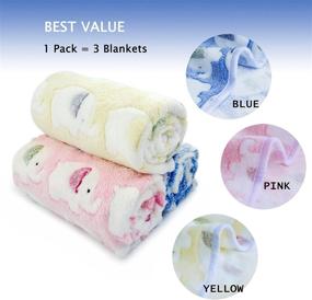 img 1 attached to Yizhi Miaow Kitten Blanket: Premium Fluffy Fleece Throws for Dogs - Soft, Warm, and Durable