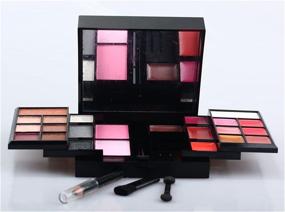 img 3 attached to FantasyDay Pro Gift Set Makeup Kit - All-in-One Palette with 23 🎁 Colors Eyeshadow, Cosmetic Contouring Kit featuring Blusher, Lip Gloss, Concealer, and Makeup Brushes