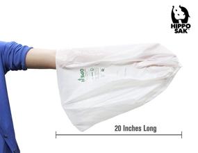 img 1 attached to 👶 Пакеты для утилизации подгузников Hippo Sak Baby, 375 штук, белые