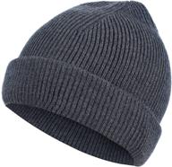 🧢 soft & cozy merino wool knit beanie hat - unisex warm winter cap for breathable comfort and stretchability - la paddy logo