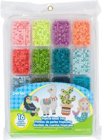 img 3 attached to Perler 80 17549 Tropical Colors 4000Pcs