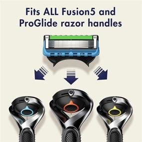 img 2 attached to Gillette Fusion5 ProGlide Refills for Men: Enhanced Packaging for Shave & Hair Removal