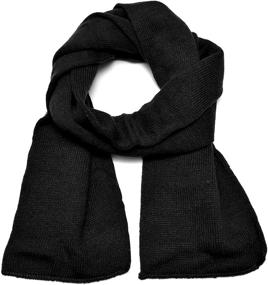 img 2 attached to 🧣 Stay Warm in Style: Gelante Classic Winter Double Layer 2040B Black Men's Accessories