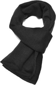 img 3 attached to 🧣 Stay Warm in Style: Gelante Classic Winter Double Layer 2040B Black Men's Accessories