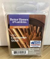 🌶️ enhanced aroma: better homes and gardens spicy cinnamon stick scented wax cubes logo