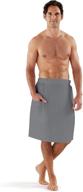 boca terry men's spa wrap - optimal men's clothing for spa experience логотип