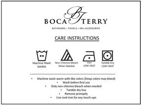 img 1 attached to Boca Terry Men's Spa Wrap - Optimal Men's Clothing for Spa Experience