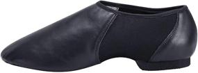 img 2 attached to 👞 ARCLIBER Leather Slip-On Jazz Shoe: Perfect Fit for Girls, Boys & Toddlers