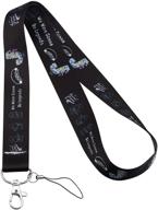 julie and the phantoms keychain: ghost band inspired jewelry and sunset curve logo phone lanyard - perfect music gift! logo