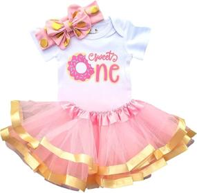 img 4 attached to Ideal Pairz: Adorable 1st First Birthday Baby Girl Tutu Outfit