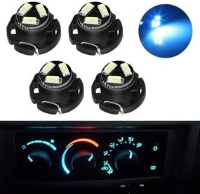 img 4 attached to 🔵 Urite2GO AC Climate Heater Control LED Lights Bulbs: 2003-2008 Ram 1500 2500 3500, 01-12 Dakota (Ice Blue) - Replacement Kit with Compatible LEDs