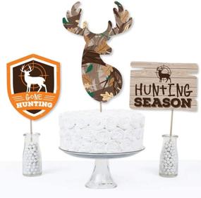 img 2 attached to Gone Hunting Birthday Centerpiece Toppers