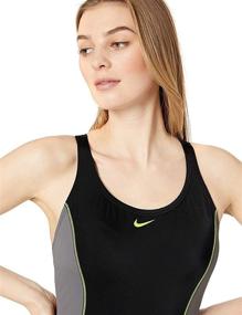 img 2 attached to 👙 Power up your swim with Nike Women's Color Powerback Swimsuit - Latest in Women's Clothing