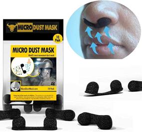 img 4 attached to Enhanced Comfort and Protection: Micro Dust Mask for Construction