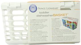 img 3 attached to Prince Lionheart Made in USA High Capacity Dishwasher Basket: Ideal for Toddlers Bottle Parts & Accessories, Fits All Dishwashers, 100% Recycled Plastic