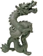 🐉 enhancing your aquarium: discover the exotic blue ribbon ee-719 oriental dragon ornament logo