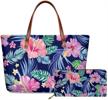 fkelyi hawaiian style flower polynesian handbags top handbag logo