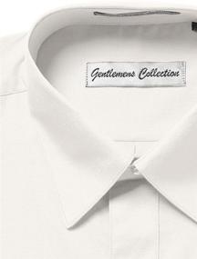 img 2 attached to 👔 Effortlessly Stylish: Gentlemens Collection Sleeve Classic Wrinkle Men's Clothing for Shirts