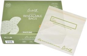 img 4 attached to 🌍 Earth's Natural Alternative 100% Compostable Food Storage Bags - Snack 150 Pack