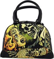 liquor brand horror bowler purse logo