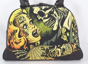 img 3 attached to Liquor Brand Horror Bowler Purse