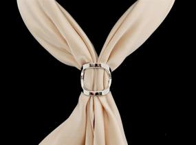 img 2 attached to Womens Elegant Scarves Buckle Wedding