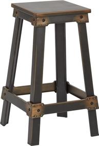 img 2 attached to OSP Designs Castle Antique Barstool