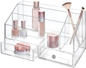 img 4 attached to InterDesign Clarity Cosmetic Organizer Accessories
