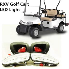 img 1 attached to 🏌️ Upgrade Your Golfing Experience with the BeAcc EZGO RXV Golf Cart All Led Light Kit - Perfectly Compatible with RXV 2008-2015 Models