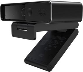 img 4 attached to Cisco Webex Desk Camera CD-DSKCAM-C-US with 4K Ultra HD Video, Dual Microphones, Low-Light Performance, Carbon Black – 1-Year Limited Hardware Warranty