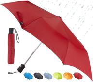 ☂️ легкий и надежный зонт lewis n clark со стержнем и автоматическим механизмом логотип