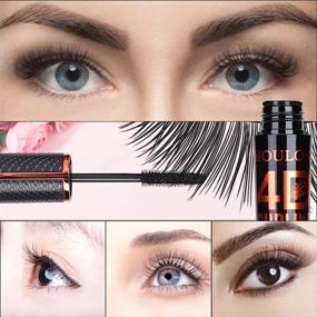 img 3 attached to 💦 Waterproof Silk Fiber Lash Mascara - Natural, Smudge-proof, Thickening & Lengthening - No Clumping, Long-lasting - All Day Mascara