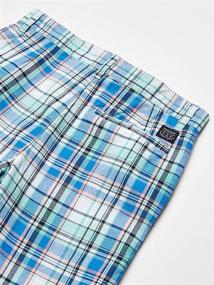 img 2 attached to 🩳 Nautica Front Plaid Shorts: Stylish Seaside Boys' Clothing for a Trendy Look