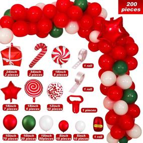 img 2 attached to Christmas Windmill Balloons Confetti Adhesive