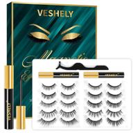 veshely magnetic eyelashes eyeliner waterproof makeup for eyes logo