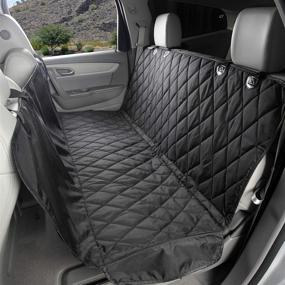 img 4 attached to 🐶 Durable and Waterproof 4Knines Dog Seat Cover with Hammock for Cars and SUVs: Ultimate Protection and Comfort